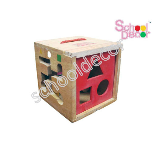Play School Shape Shorting Cube Toy By SCHOOL DECOR