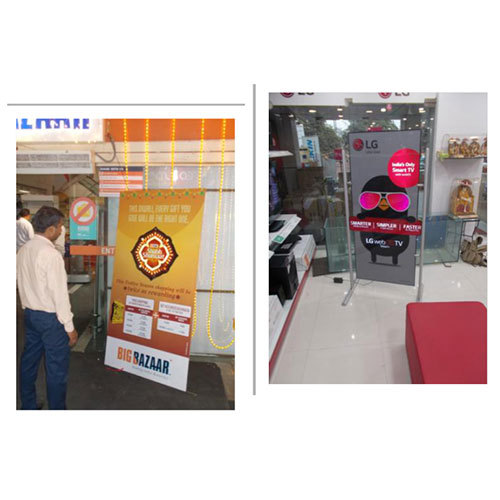 Indoor Backlit Self Standing Standee