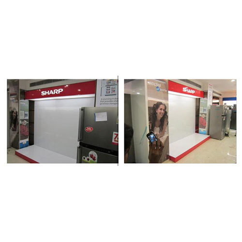 Shop Wood Fixture LED Display