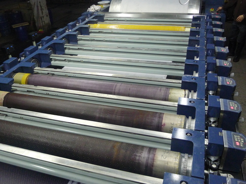 12 colors rotary screen printing machine