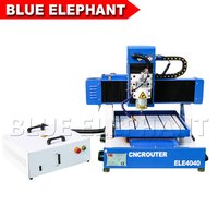 4040 Mini Cnc Router - Metal, 400x400x160mm | High Precision, Easy Moving, Water Cooling Spindle