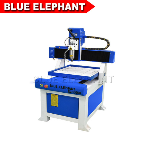 6060 Mini CNC Router - 600x600mm 30kg Weight | High Precision DSP Control System Water Mist Cooling Sprayer Stepper Motors Vacuum Cleaning System