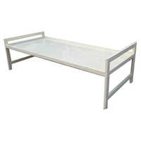 Metal Cot Bed - Powder Coated Metal, Available In White, Grey, Black, Green | Elegant Design, Smooth Edges, Excellent Strength, 1 Year Warranty