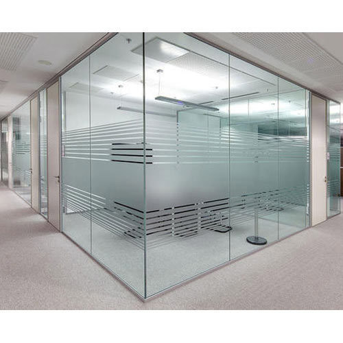 Frameless Glass Partitions - Toughened Glass, 10-12mm Thickness, Clear/Frosted | Modern Design, Soundproof, Stainless Steel Hardware