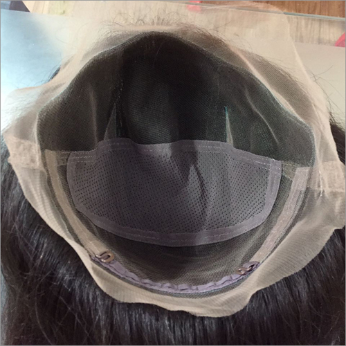 Hair Wig - Human Hair, Average Size, Black Color, 12-14 Inches Length, 150-200g Weight | Lace Front Design for Cosmetics and Fashion Usage