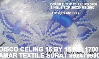 Pandal fabric ceiling
