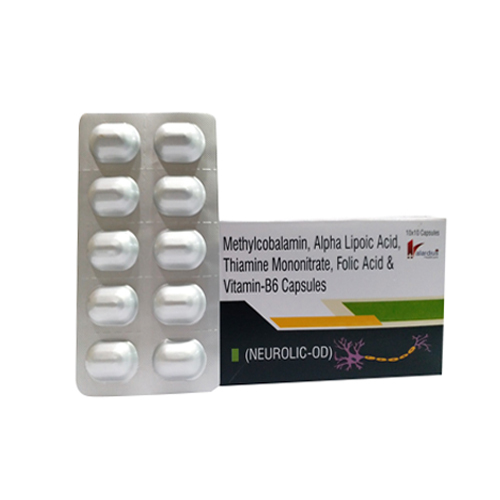 Methylcobalamin Alpha Lipoic Acid Thiamine Mononitrate Folic Acid & Vitamin-B6 Capsules