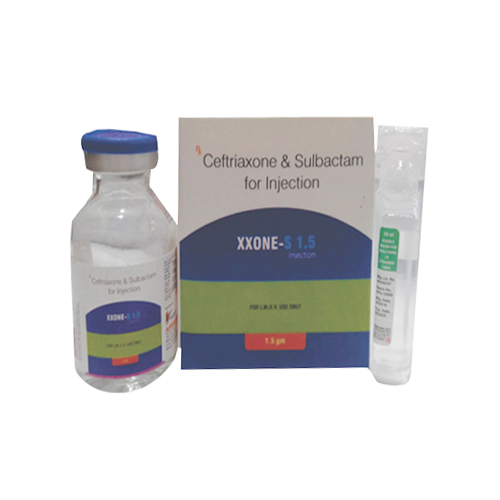 Ceftriaxone & Sulbactam Injection - 1.5gm Liquid, Anti-Radiation Solution for Tract and Skin Infections, Suitable for Adults and Teens