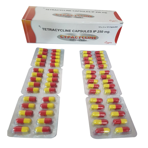 250Mg Tetracycline Capsules