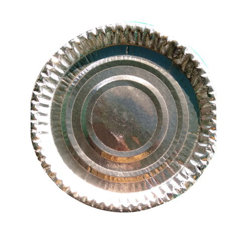 Silver Paper Plate