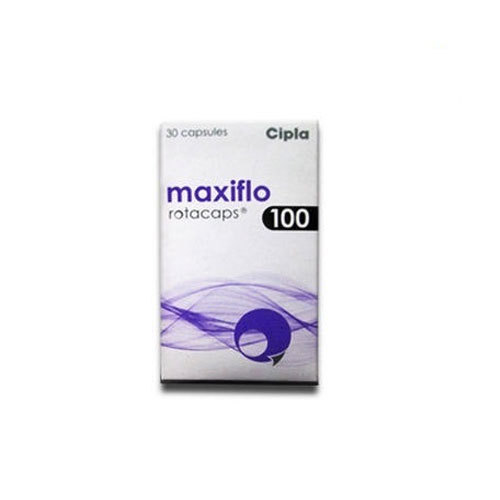 Maxiflo Rotacap - 100mg Capsules, Blister Pack | Fast Relief, Easy To Use, Long-Lasting Effect