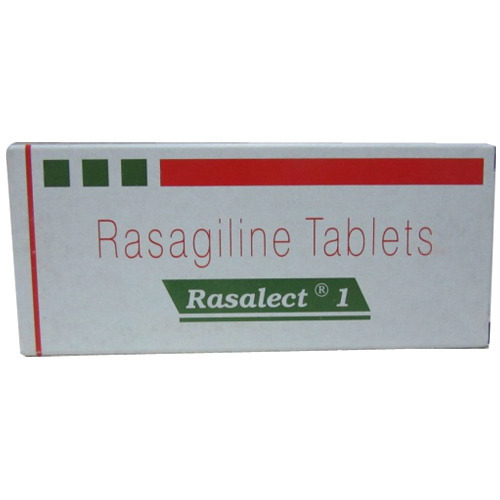 Rasalact 1mg Tablet - Rasagiline Mesylate, Standard Size, Round | Improved Motor Skills, Reduces Tremors, Easy to Swallow