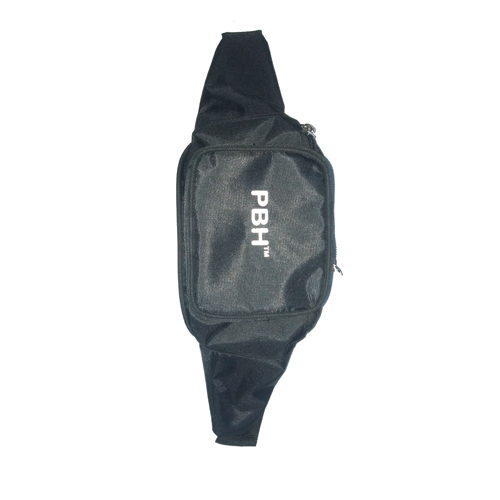 Waist Black Bum Bag Capacity: 1 Liter (L)