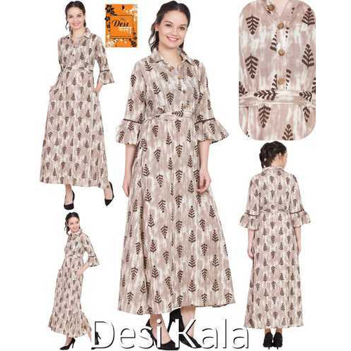 Fancy Casual Kurti Decoration Material: Paint