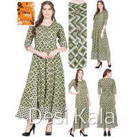 Rayon Jaipuri Kurtis Decoration Material: Paint