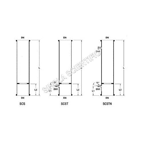 Glass Column Components Application: Chemical Laboratory