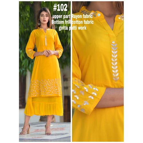 Ladies Straight Plain Kurti