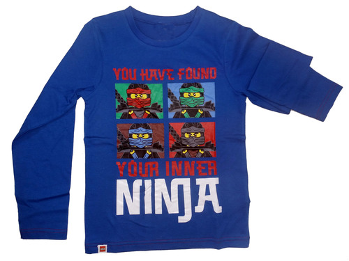 Boys T-Shirt - Cotton, Customized Size, Blue Color | Modern Style, Printed Pattern, Winter Wear, Logo Decoration