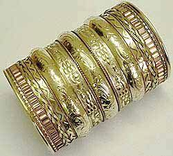 Brass long cuff