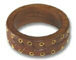 Wooden ilet bangle