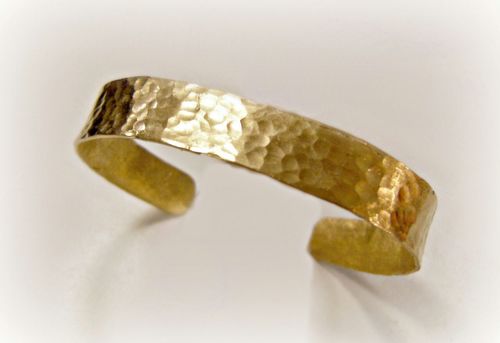 Brass cuff bracelet