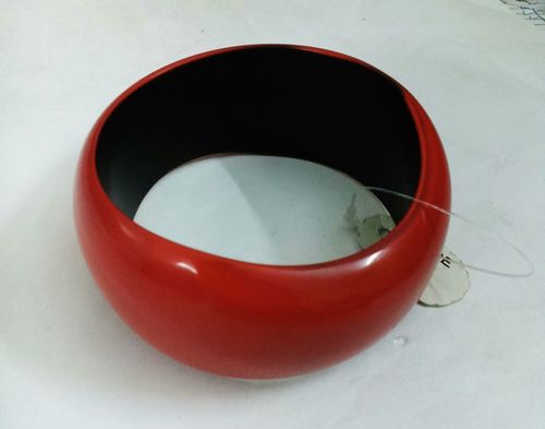 Resin red bangle