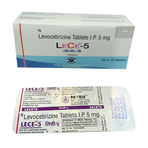 Lece-5 5mg Levocetirizine Tablets I.P.