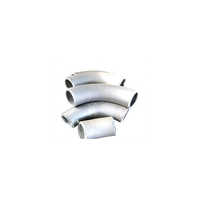 Silver Stainless Steel Elbow