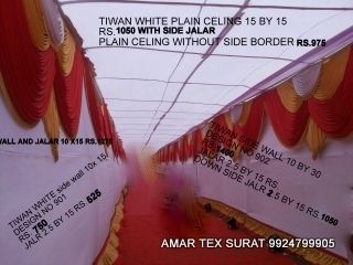 Pandal Ceiling Zumbar Fabric