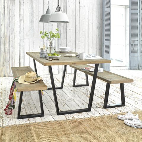 Wooden dining table set