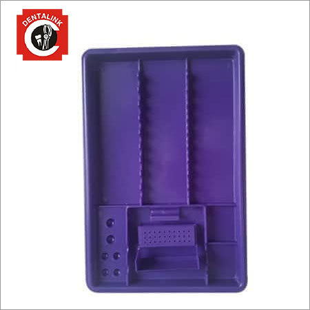 Instrument Tray With Bur Holder