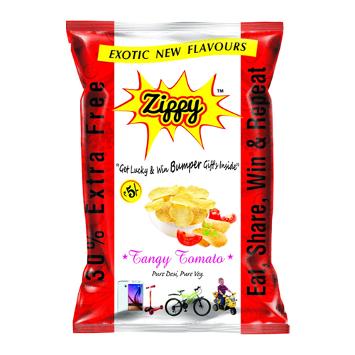 Tangy Tomato Chips By ZIPPY FOOD CORP