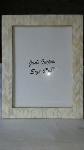 White bone photo frame