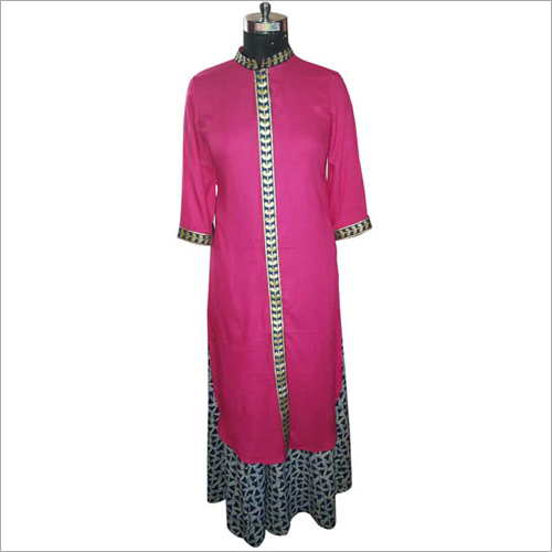 Pink Fancy Ladies Kurti