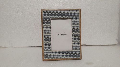 Wooden Mirror Frame - Elegant Side Printed Design | Ideal for Home Decor, Versatile Style, Durable Material