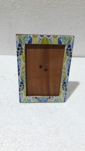 Leaf printed photo frame