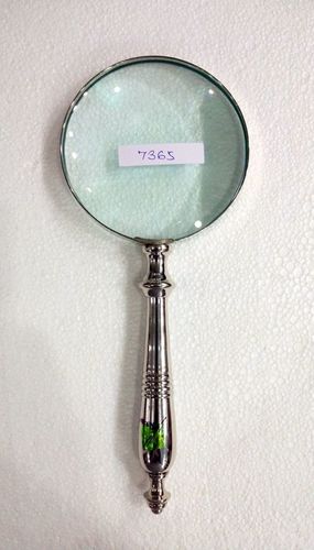 Magnifying glass brass handle