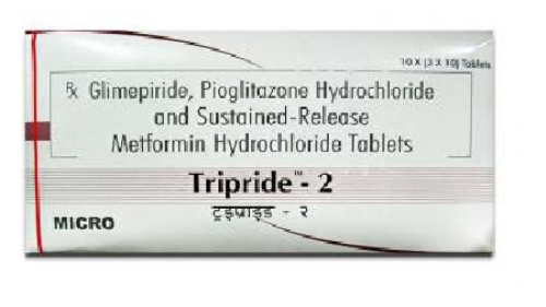Glimepiride, Metformin And Pioglitazone Tablet