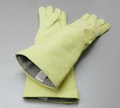 Yellow Thermal Resistance Hand Gloves