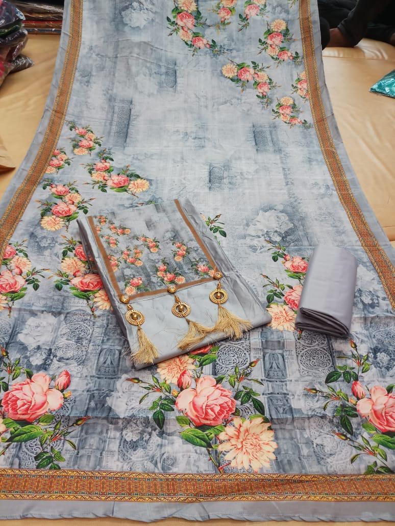 Cotton Printed Dress Material