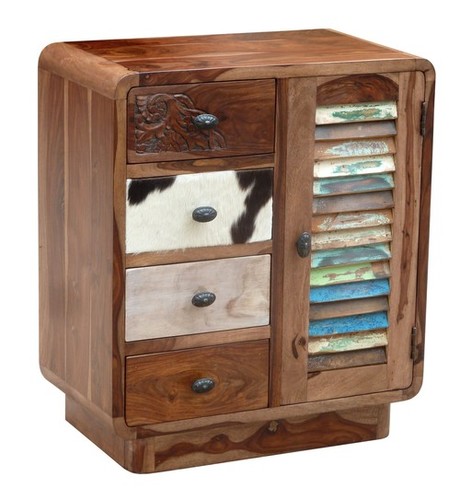 Handmade Drawer Cabinet 4 Drawer 1 Door