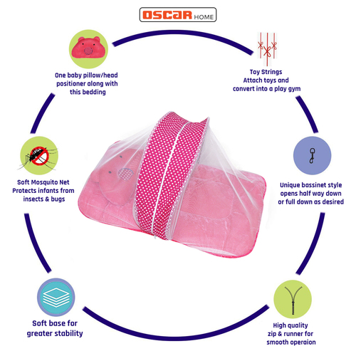Baby Bedding With Mosquito Net