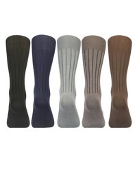 All Round Rib Officers' Choice formal  Calf Socks