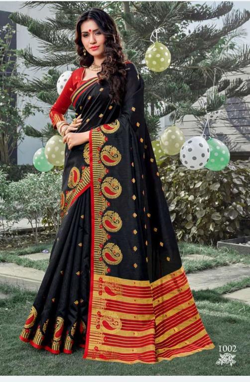 Golden Silk Sarees
