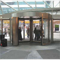 Automatic Revolving Door - Color: Sliver