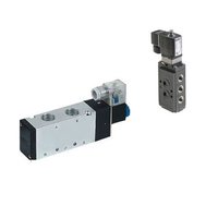 3/2 Way Solenoid Valve - Alloy Metal, 3-point Thread Connection | Low Pressure, Corrosion Resistant, Electric Flow Compatible, Festo Type