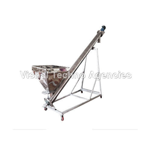 Screw Conveyor With Round Grader - Material: Stainless Steel