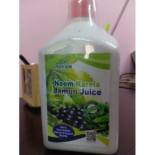 Neem Karela Jamun Juice - Nutrient-Rich Blend | Supports Healthy Blood Sugar Levels, Boosts Immunity, Natural Ingredients