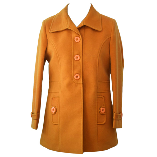 Women Yellow Coat Women Yellow Coat