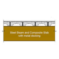 Composite Metal Floor Decking Sheet